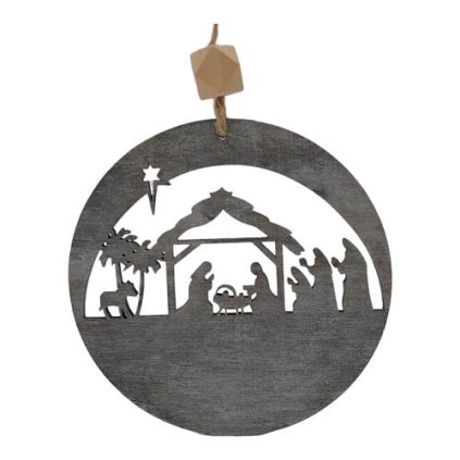 DREVENÁ OZDOBA BETLEHEM