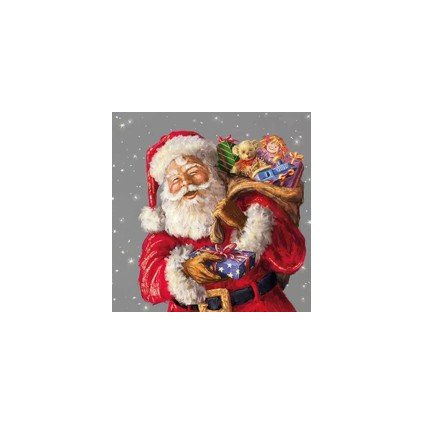 VIANOČNÉ SERVÍTKY MIKULÁŠ S VRECOM DARČEKOV