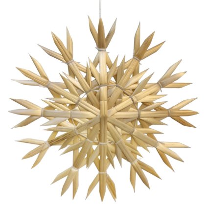 SLAMENÁ HVIEZDA PRÍRODNÁ 15 cm