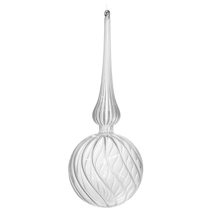 SKLENENÁ OZDOBA 24 cm