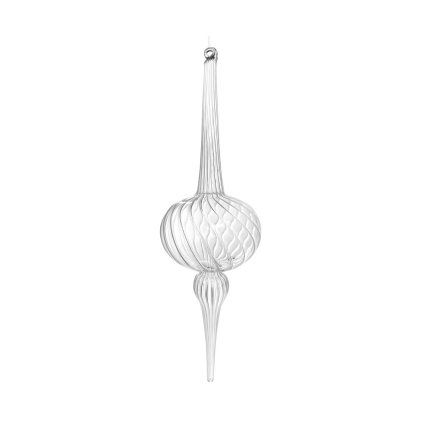 SKLENENÁ OZDOBA 36 cm