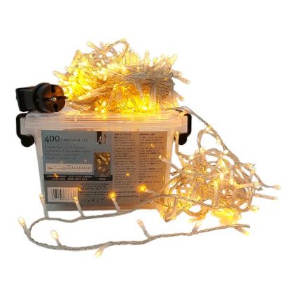 400LED string lights clear