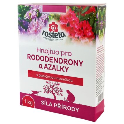 ROSTETO HNOJIVO NA RODODENDRONY A AZALKY S CADICOVOU MUCKOU