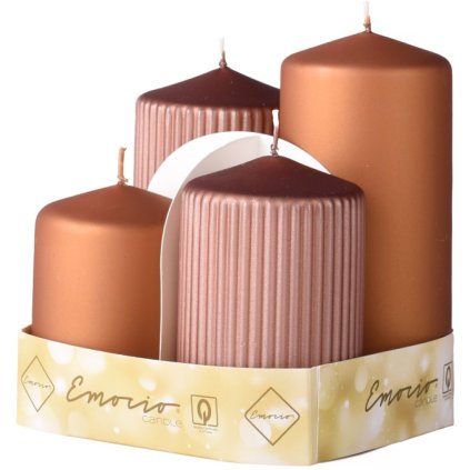 EMOCIO SET ADVENTNÝCH SVIEČOK 4 ks (Variant D)