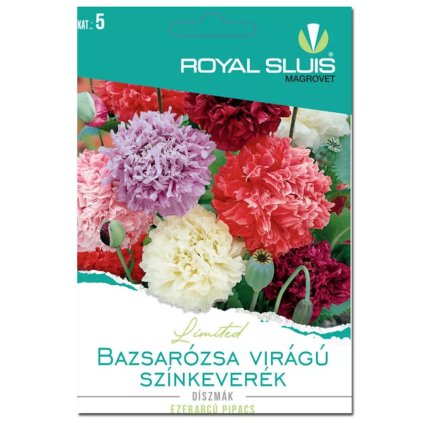 mak siaty okrasny papaver paeoniflorum