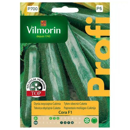 tekvica obycajna cuketa cora f1 vilmorin p700