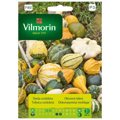 tekvica ozdobna mix vilmorin p451