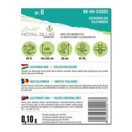 zmes kvetov maku kalifornai mak real