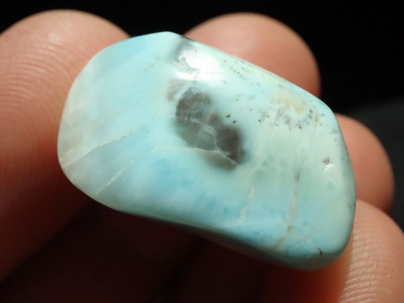 Kámen larimar - minerál, naleziště - Dominikánská republika - Karibik