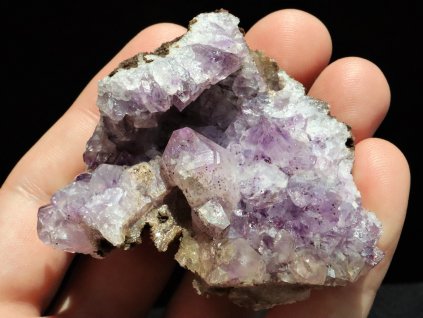 ametyst druza fialove krystalky spicky cesky mineral nerost 1