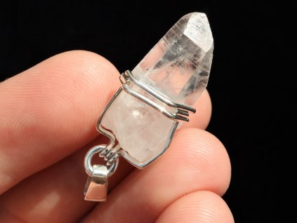 kristal stribrny privesek cesky drahy kamen obrazky 1