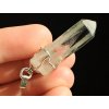 krystal kristal cesky prirodni kamen stribrny privesek zasazeny opleteny stribrnym dratkem 3