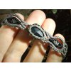 macrame naramek cerny turmalin skoryl obrazek 2