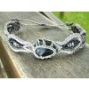 macrame naramek cerny turmalin skoryl obrazek 3