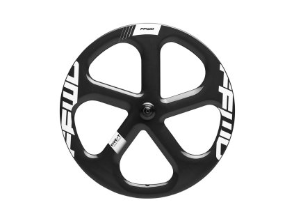 CARBON 5 SPOKE WHEEL FRONT TUBULAR SKF 1K TRACK WHT