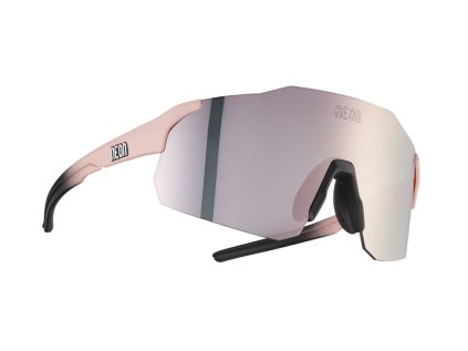 Brýle SKY 2.0 , rámeček LIGHT PINK/BLACK MATT, skla MIRROR LIGHT PINK CAT 3