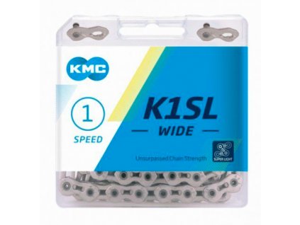 Řetěz KMC K1SL 1/2 x 1/8 stříbrný