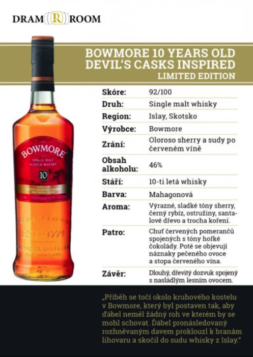 Bowmore 10 YO Devil's