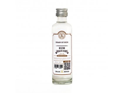 vzorek Dram of Rum white Schotman Peated Rum Silver Batch 1