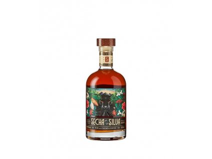 Secha de la Silva Rum with Cacao & Coffee  40,0% 0,7 l