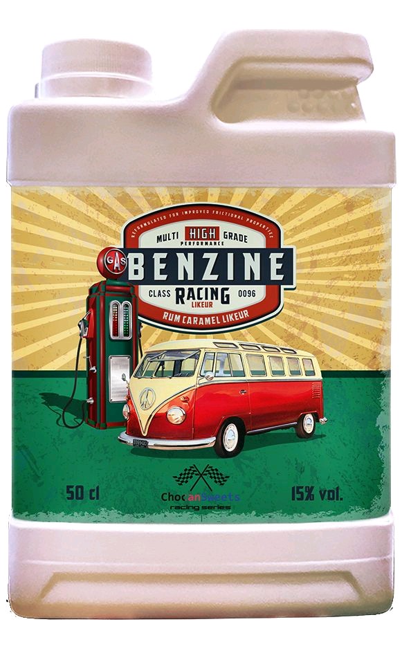 Blik benzine VolksWagen bus 0.5l