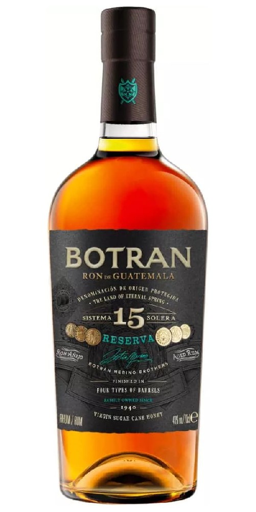 Rum Botran 15 Sistema Solera Reserva 1l