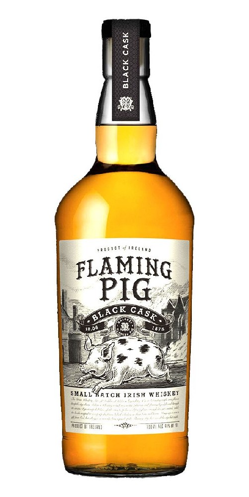 Whisky Flaming Pig Black cask Irish 40%0.70l