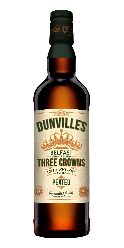 Whisky Dunvilles 3 crowns Peated v tubě 43.5%0.70l