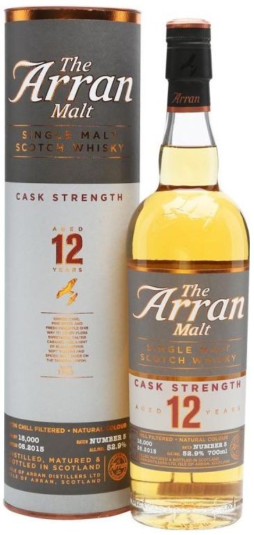 the Arran 12y Cask Strength batch.4 0.7l