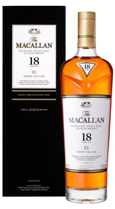 Macallan 18y Sherry cask 2023 Release 0.7l