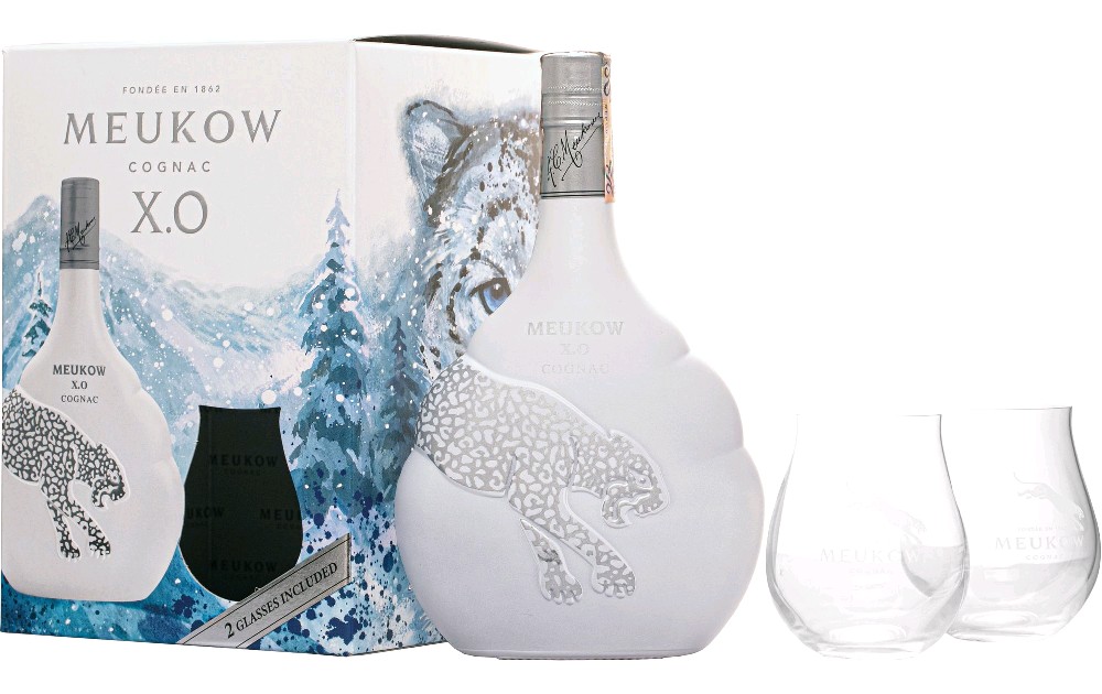 Meukow XO Ice Panther se skleničkama 0.7l