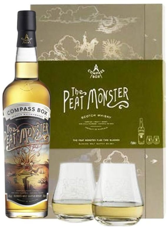 Compass box Compass Peat Monster +2 skleničky 0.7l