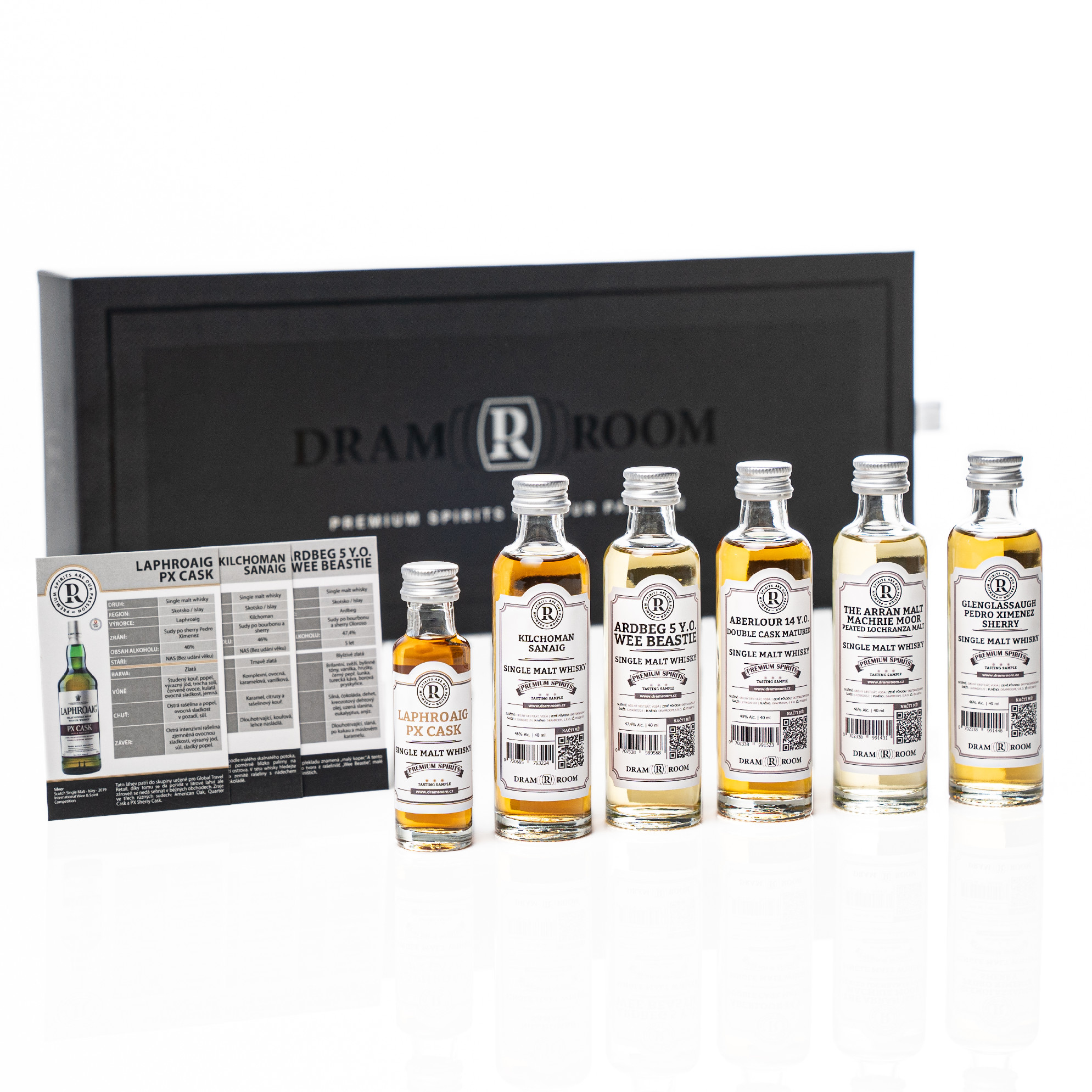 DramRoom SWEET & PEATED - whisky degustační sada