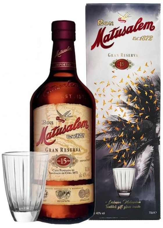 Rum Matusalem 15y + sklenička 0.7l lahve rum od výrobce Matusalem Rum Matusalem 15y + sklenička 0.7l