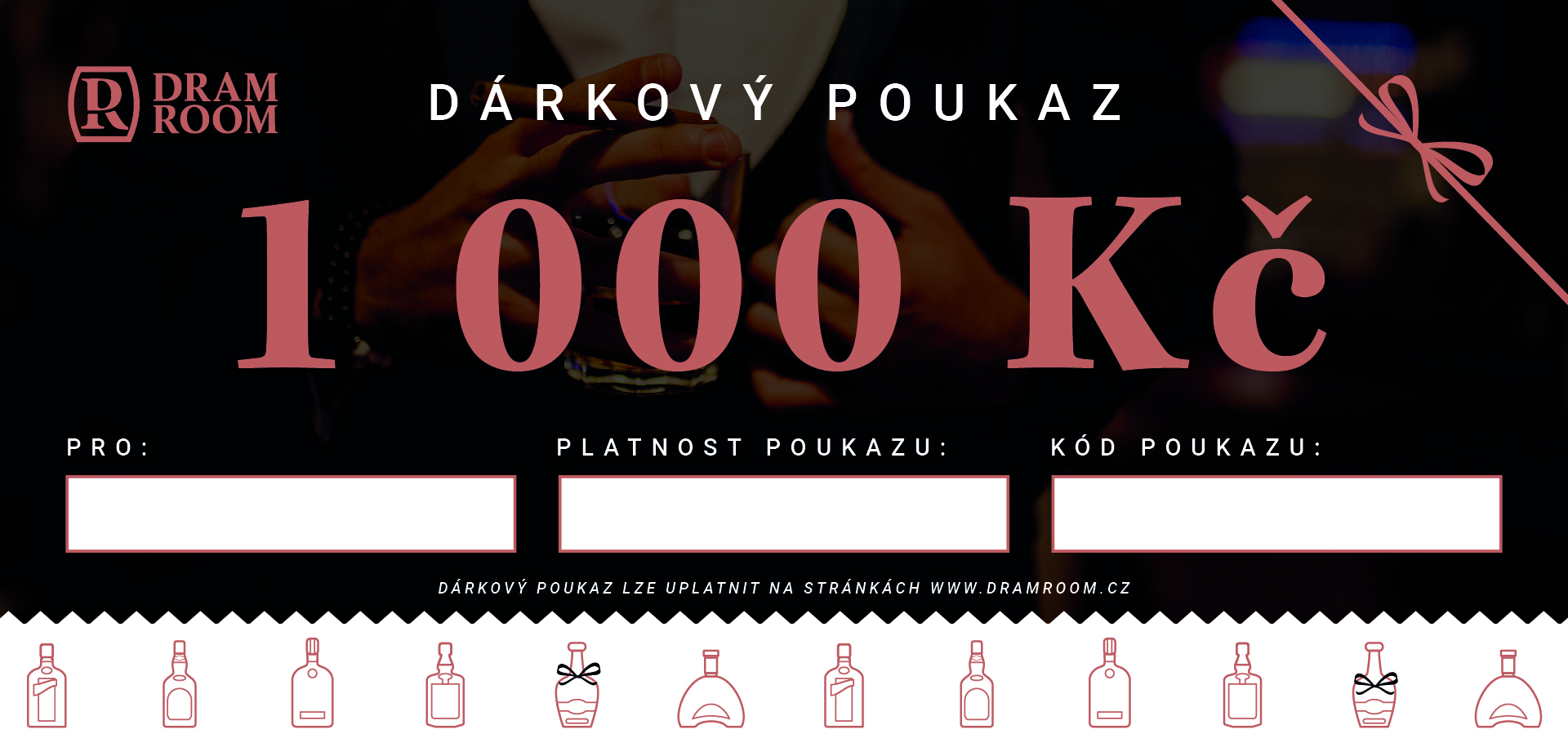 DramRoom Dárkový poukaz 1000 Kč