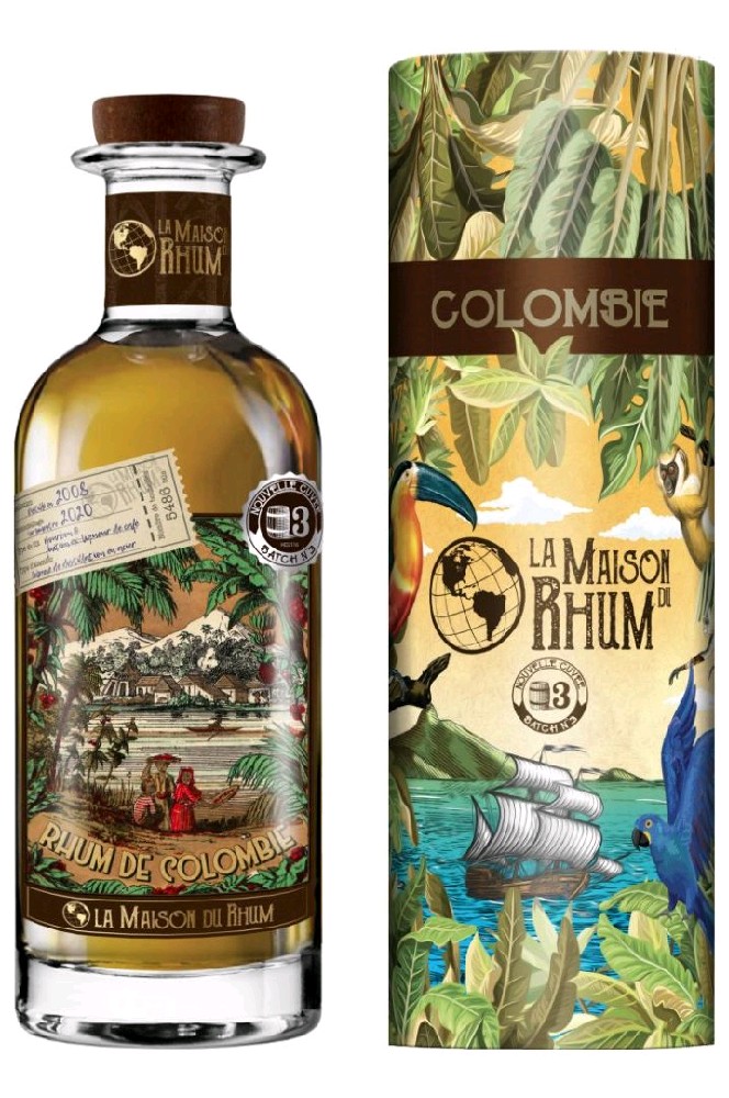 Rum Maison du Rhum 3.Columbia 2008 TIN 46%0.70l