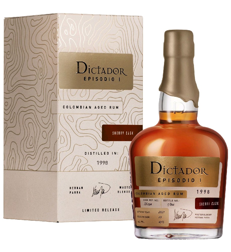 Rum Dictador Episodio 1998 Sherry Cask gB 45%0.70l