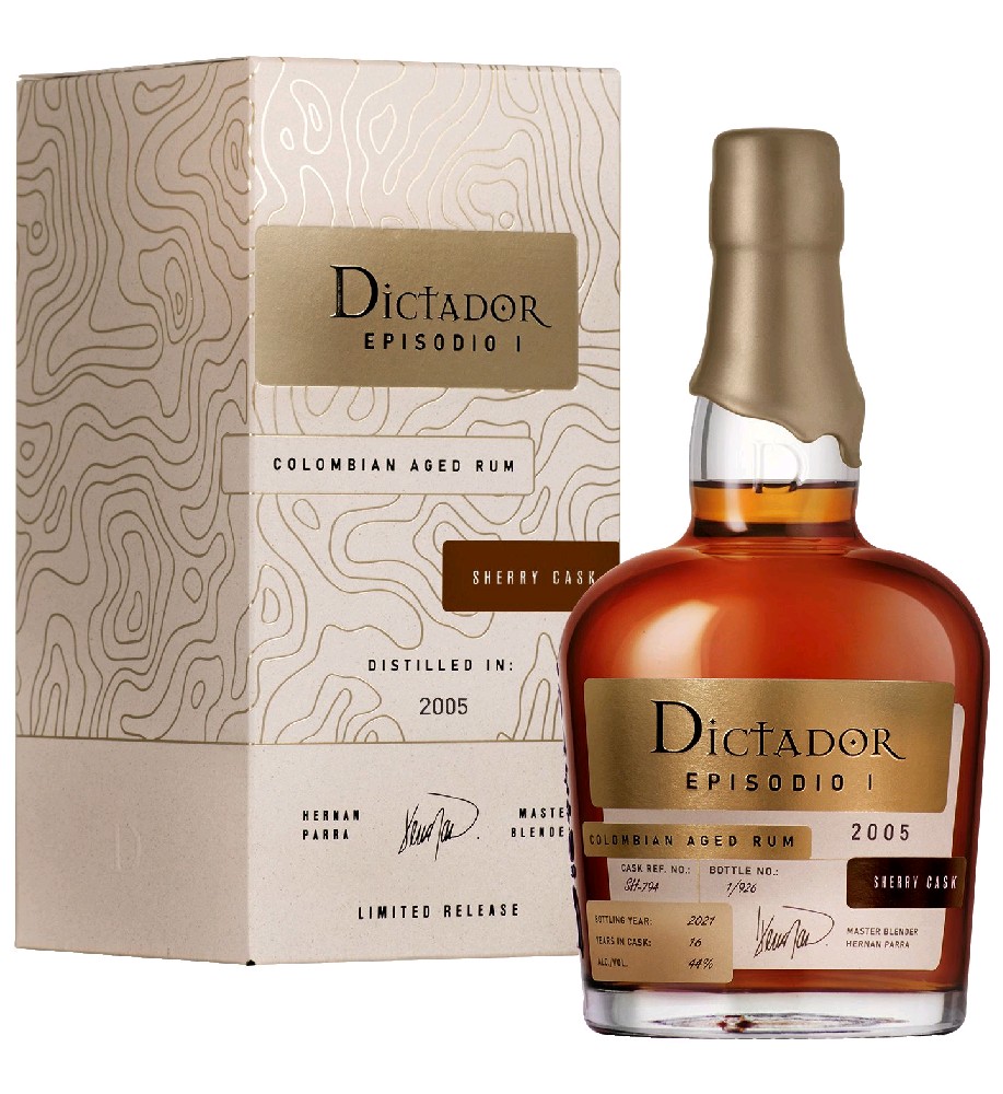 Rum Dictador Episodio 2005 Sherry cask gB 44%0.70l