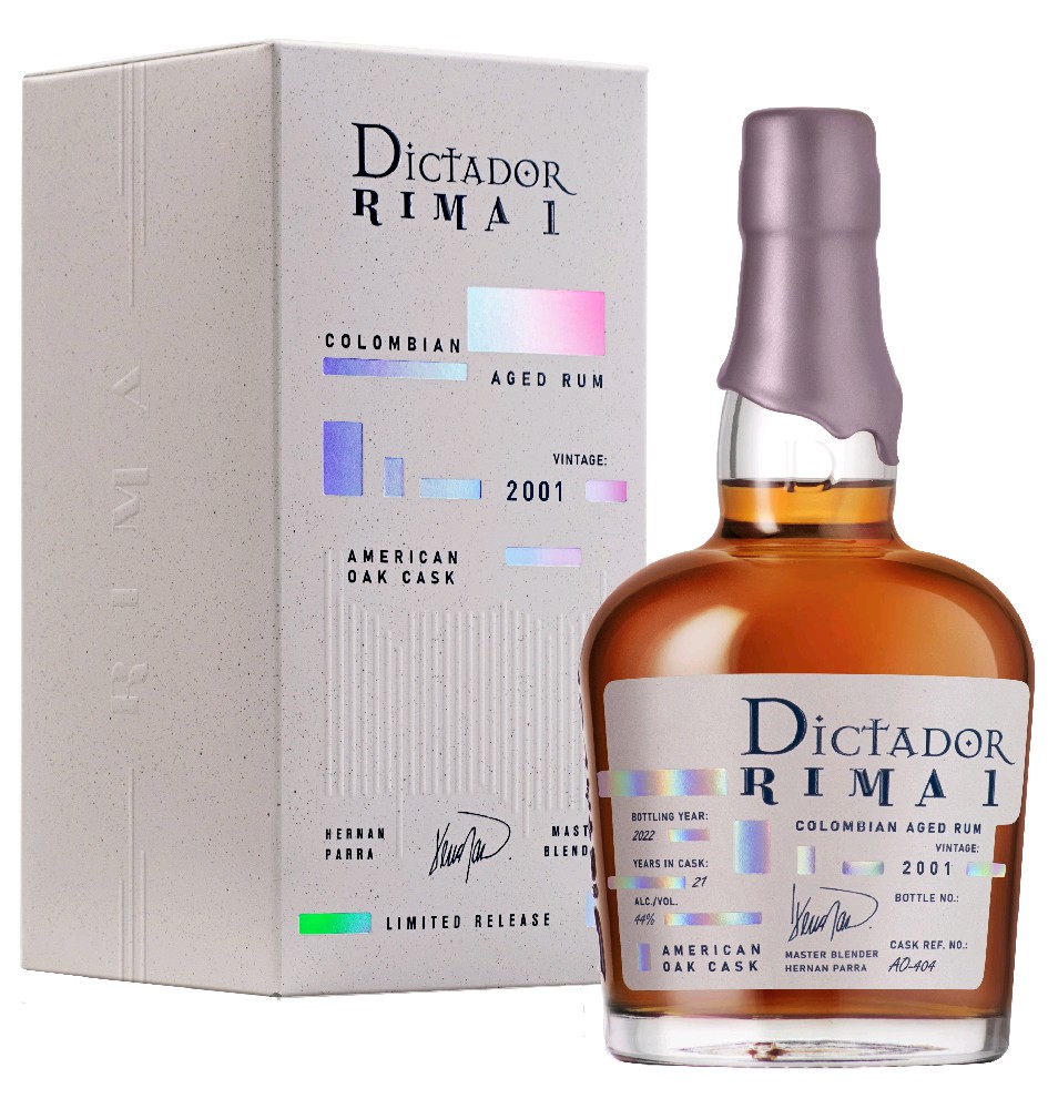 Rum Dictador Rima 2001 US oak gB 44%0.70l