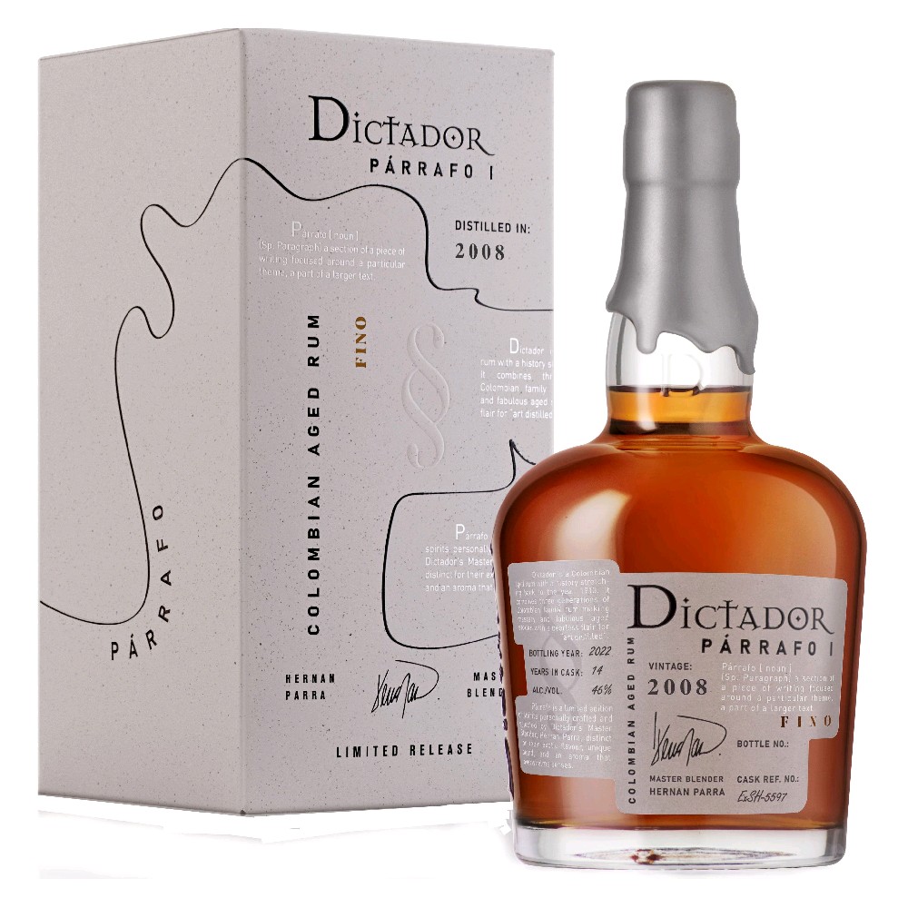 Rum Dictador Parrafo Fino 2008 gB 46%0.70l