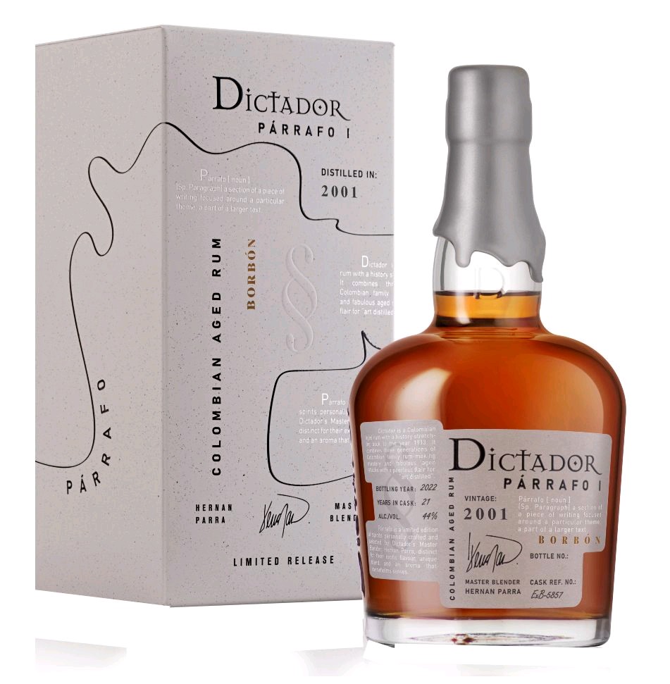 Rum Dictador Parrafo Borbon 2004 gB 46%0.70l