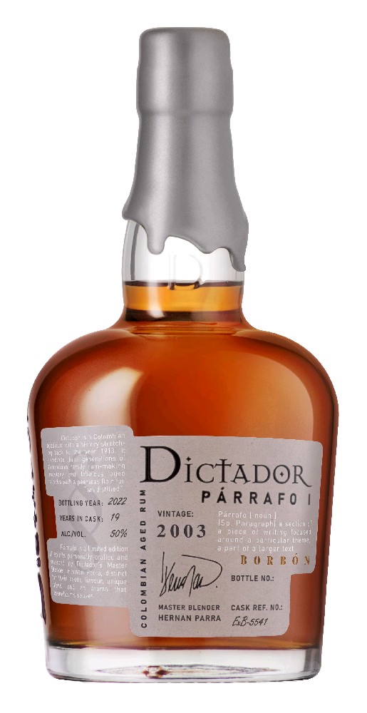 Rum Dictador Parrafo Borbon 2003 gB 50%0.70l