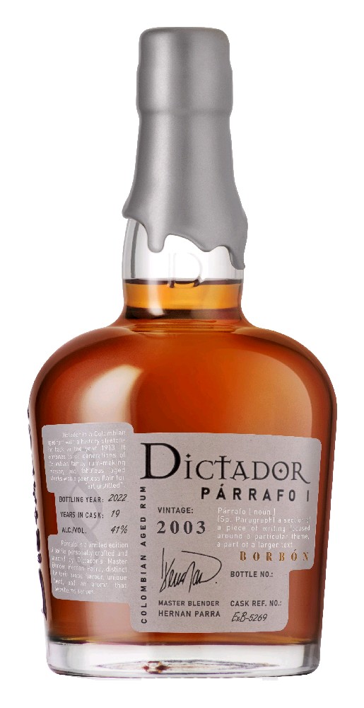Rum Dictador Parrafo Borbon 2003 gB 41%0.70l