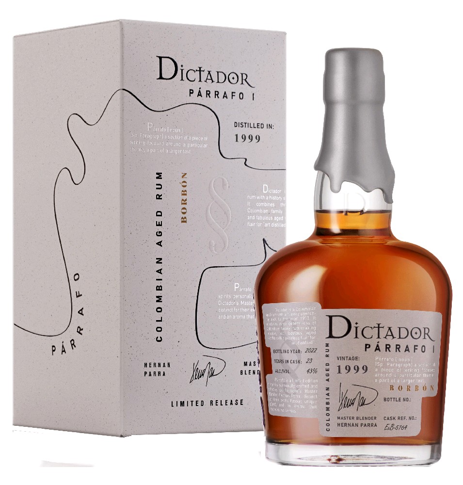 Rum Dictador Parrafo Borbon 1999 gB 43%0.70l