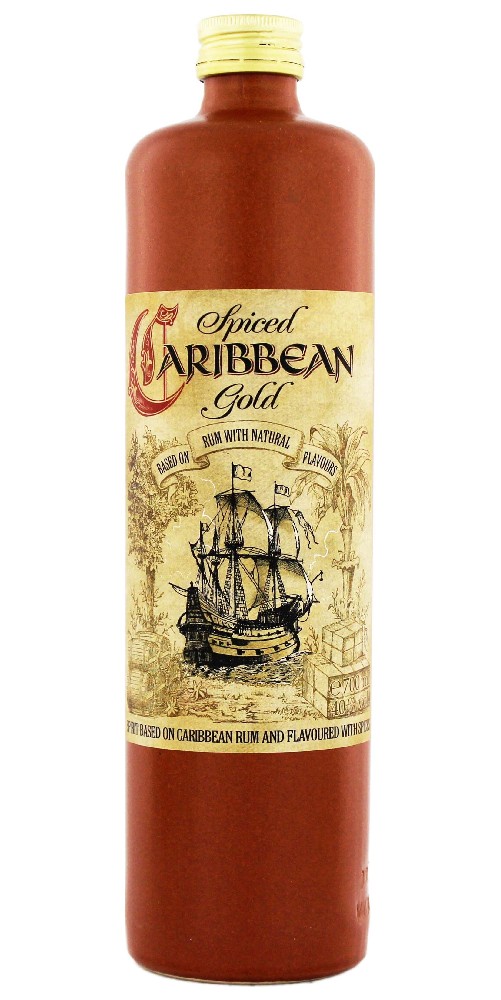 Rum spiced Caribbean Gold 40%0.70l