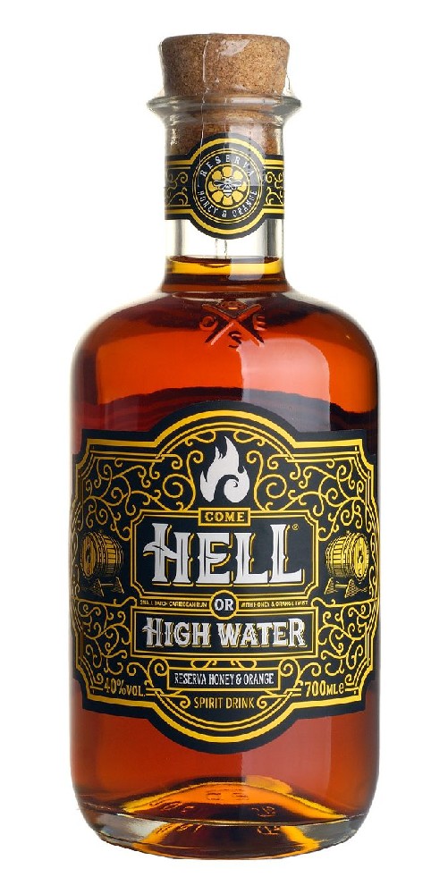 Rum Hell Or High Water Reserva Honey Orange holá lahev 40%0.70l