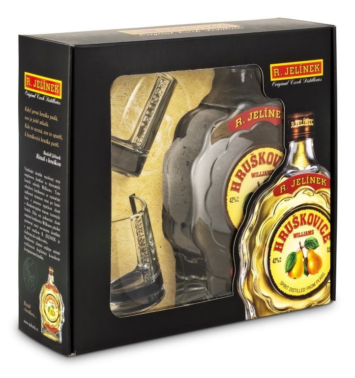 Jelínek Rudolf Hruškovice Williams Jelínek v dárkové kazetě 0.5l