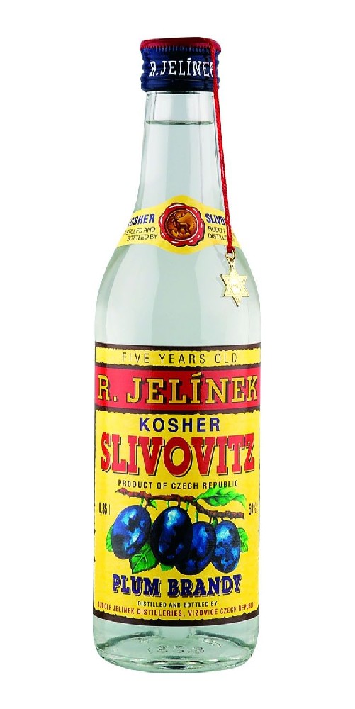 Jelínek Rudolf Slivovice Kosher bílá 5y Jelínek 0.35l