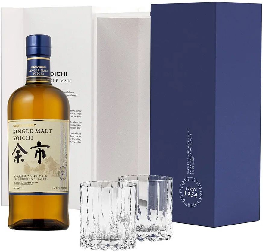 Nikka Yoichi Single malt + 2sklo Riedel 45%0.7l