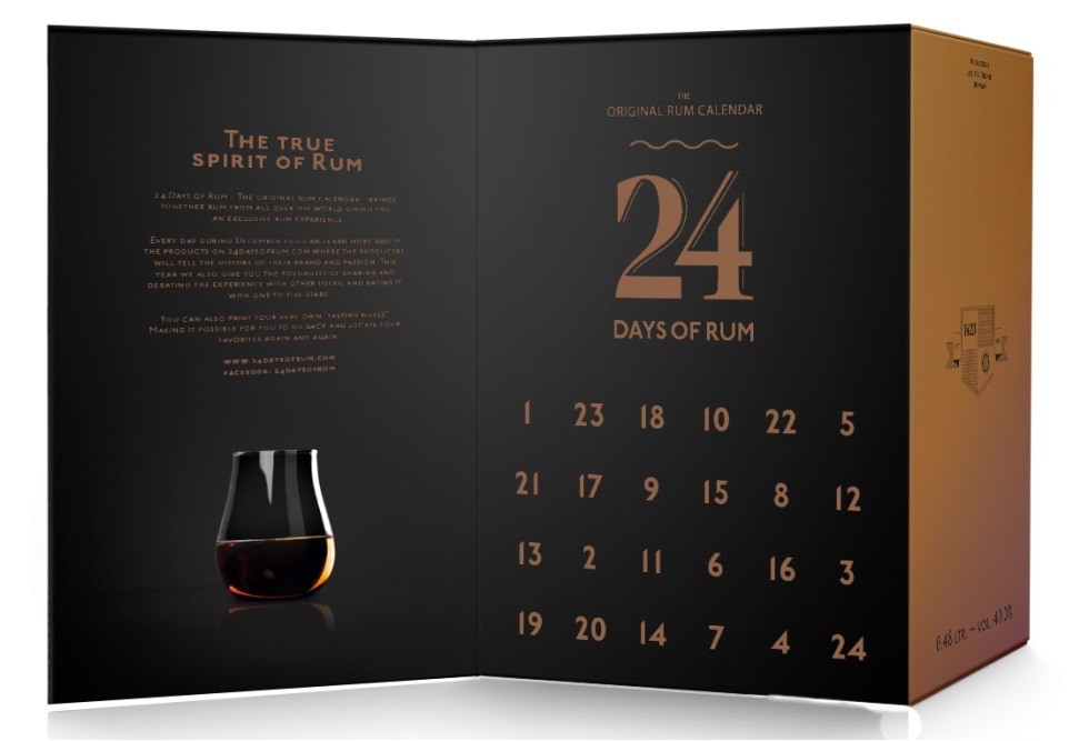 24 Days Rum kalendar 2021 mini 24x0.02l